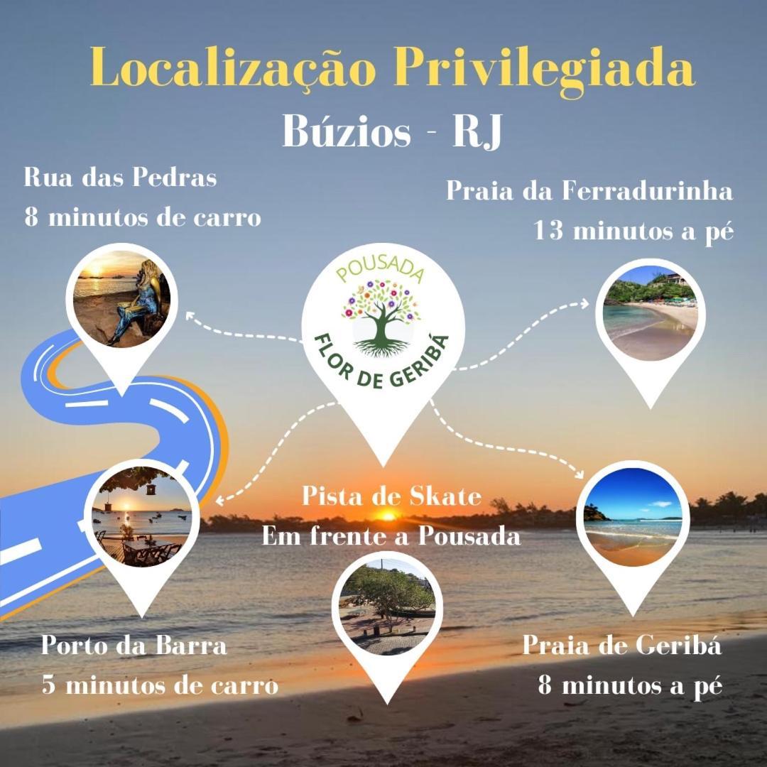 Búzios Pousada Flor De Geriba מראה חיצוני תמונה